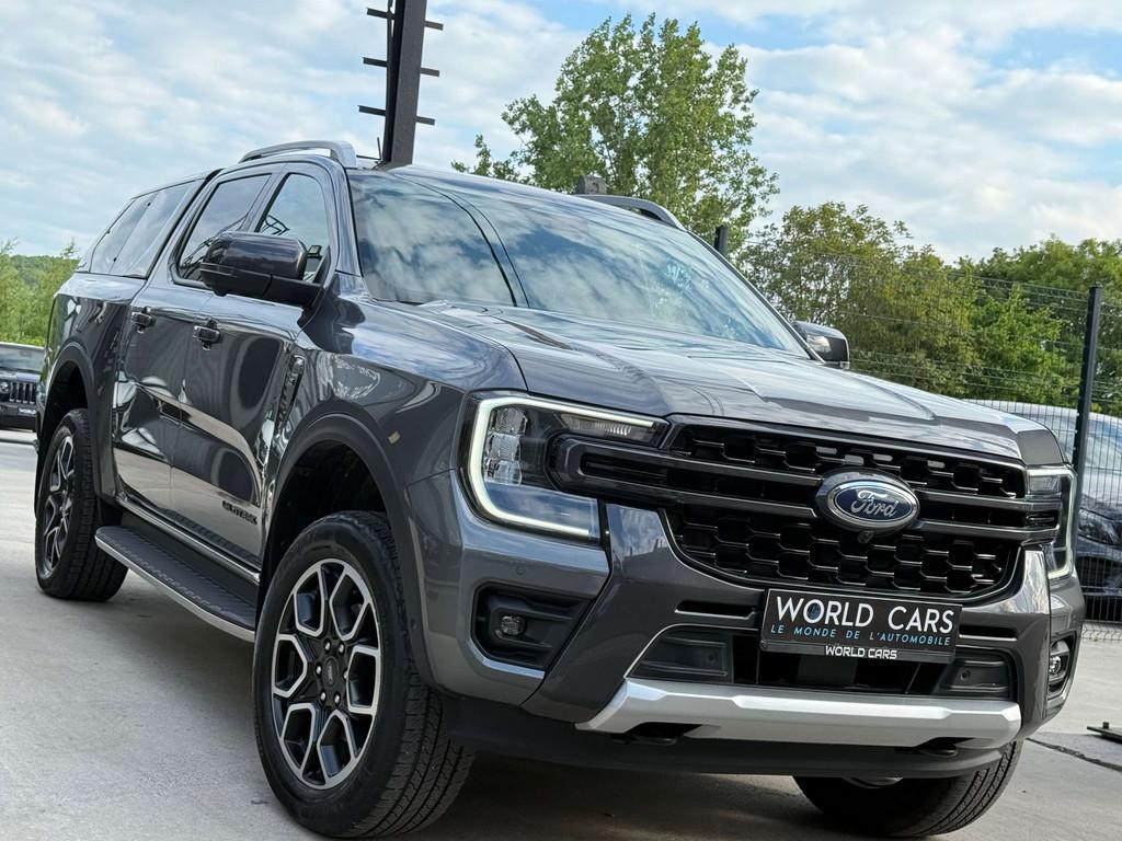 Ford Ranger 3.0 EcoBlue e-4WD WILDTRAK TVAC*BTWIN - COCKPIT, Autos, Ford, Cuir, Argent ou Gris, Achat, Entreprise