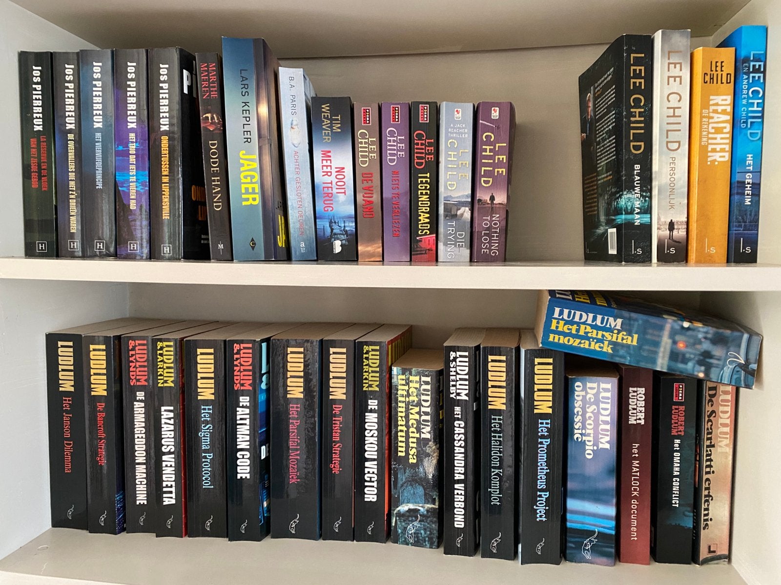 Lee Child, Jos Pierreux, Ludlum, ea, Boeken, Ophalen, Zo goed als nieuw