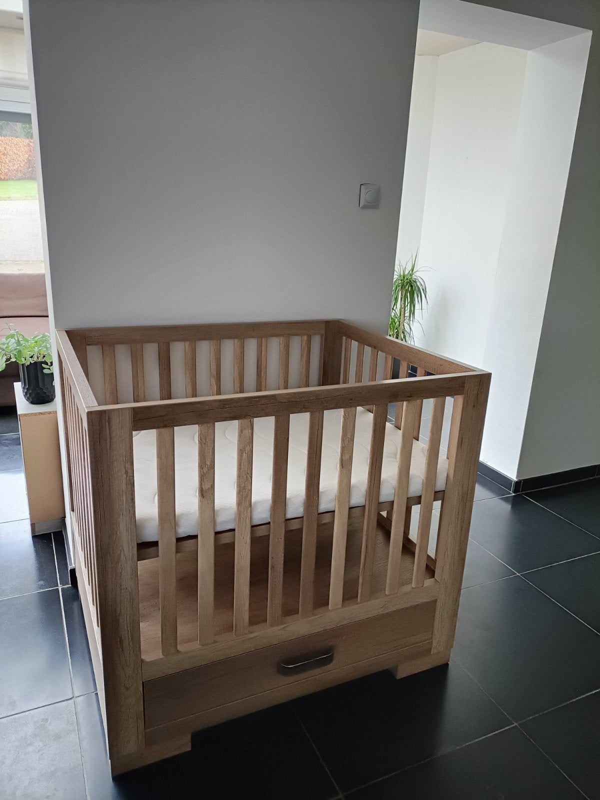 Mooie Kidsmill Brent babypark in de kleur Oldwood, Kinderen en Baby's, Babyparken, Ophalen, Lade