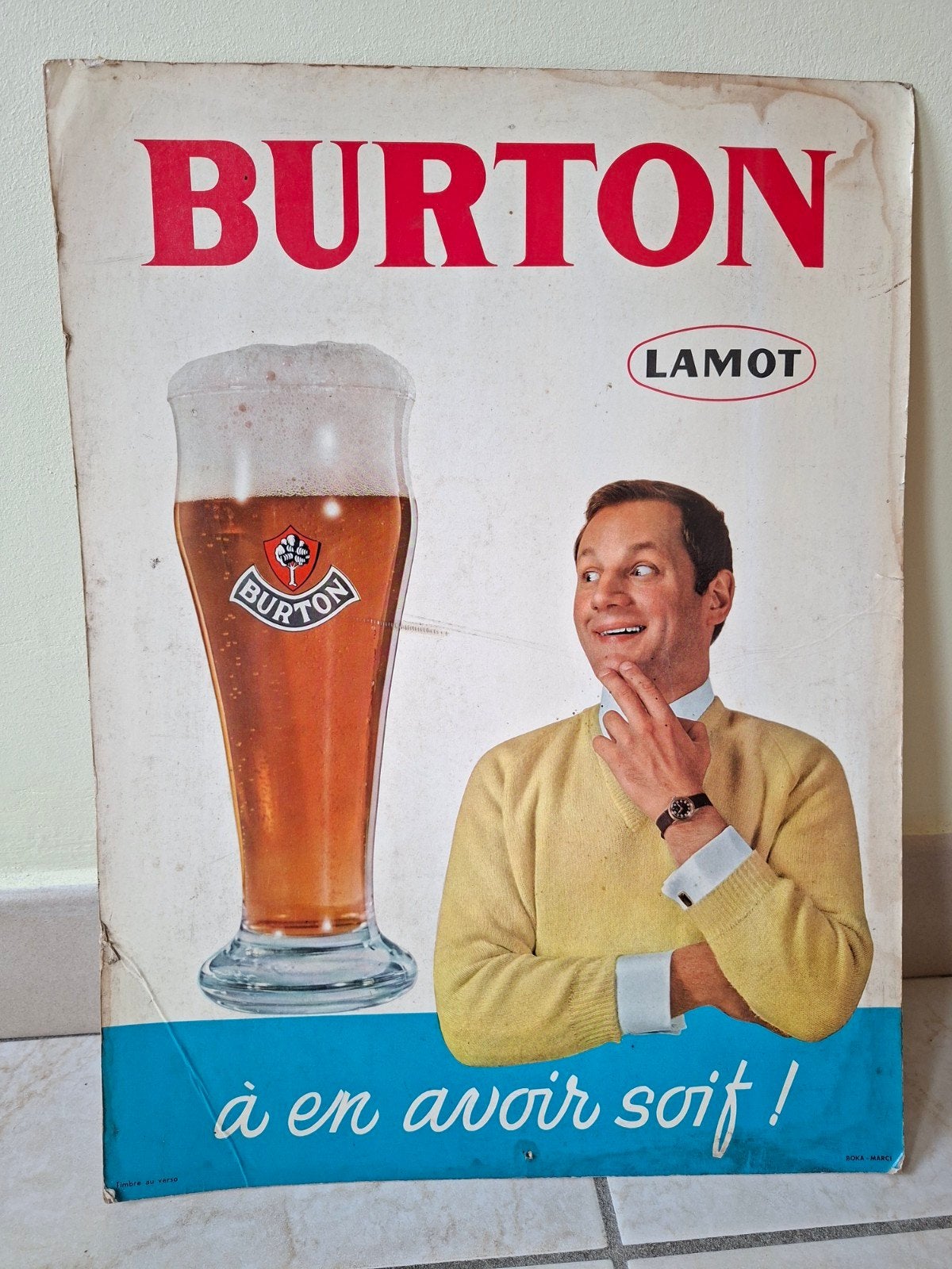 Brasserie Lamot reclamekaart, Verzamelen, Ophalen