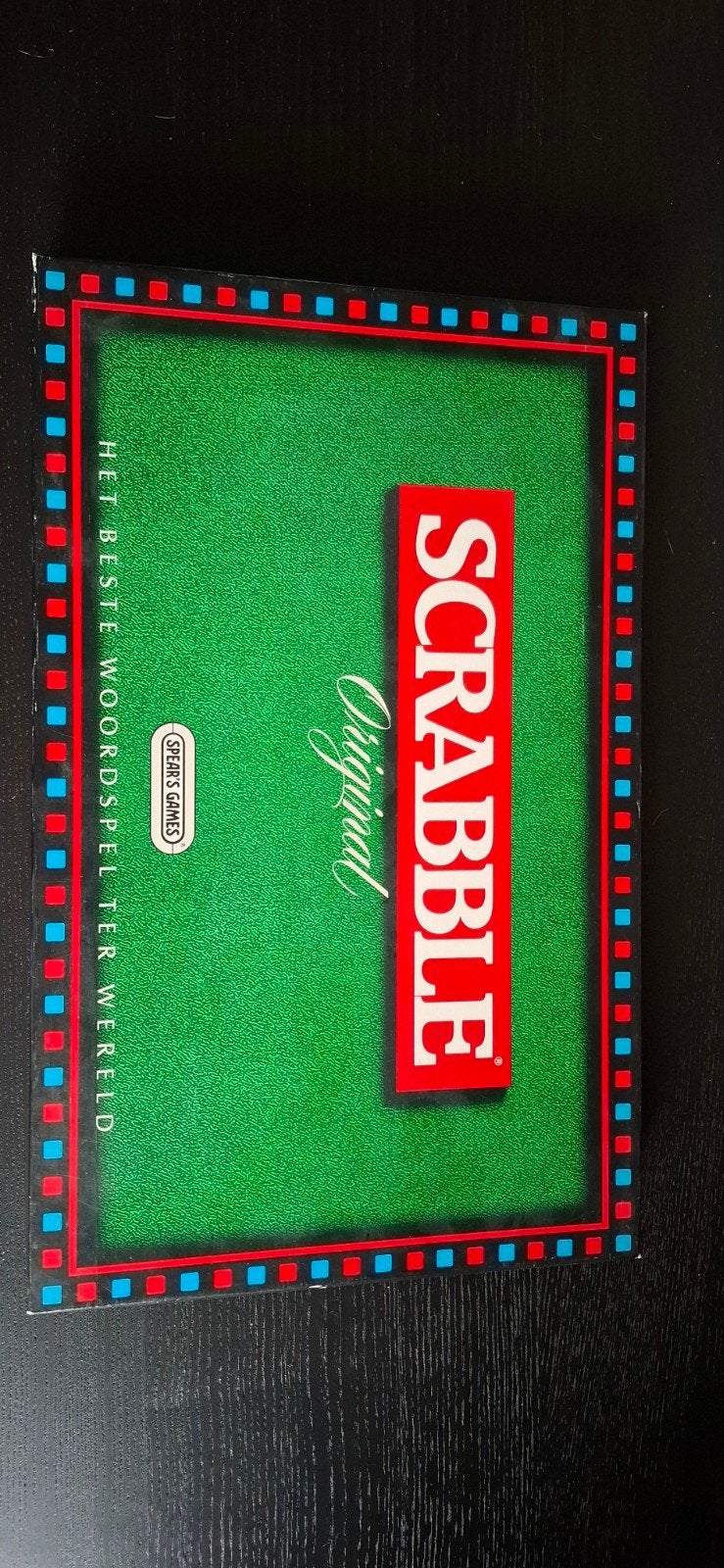 scrabble, Ophalen, Zo goed als nieuw