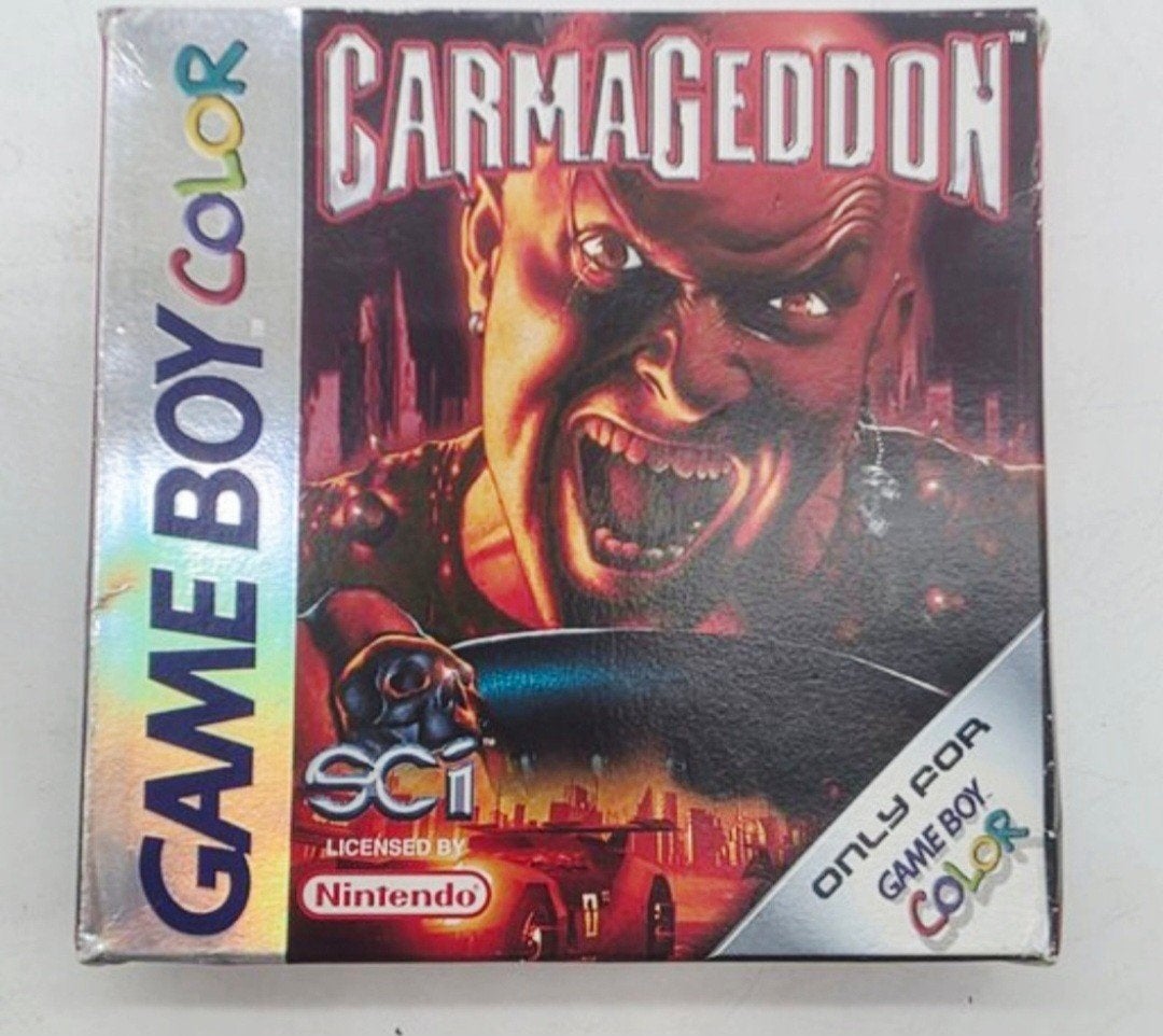 Carmageddon Game Boy Color — Original PAL EUR — Boîte + Poig, Consoles de jeu & Jeux vidéo, Enlèvement ou Envoi, 1 joueur, À partir de 18 ans
