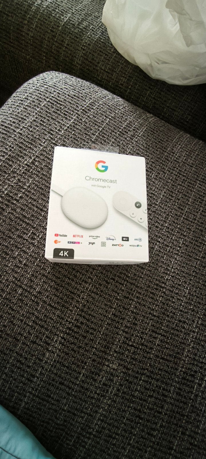 Google Chromecast 4K, TV, Hi-fi & Vidéo, Enlèvement ou Envoi, Comme neuf