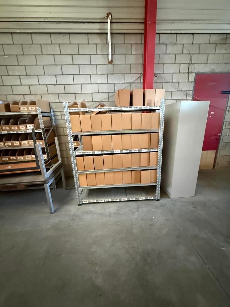 Rayonnage de stockage léger, Enlèvement