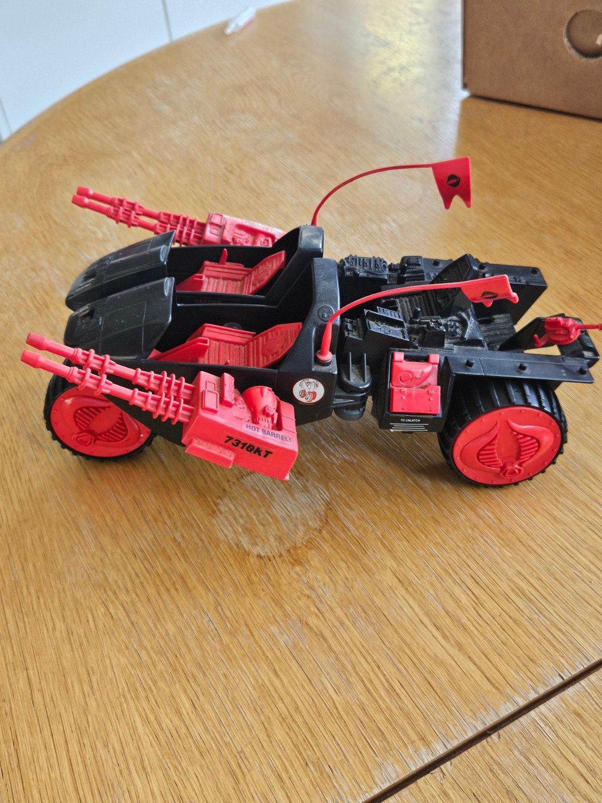 G.I. Joe Vintage GI-JOE COBRA 1986 COBRA STUN Vehicle, Ophalen, Gebruikt
