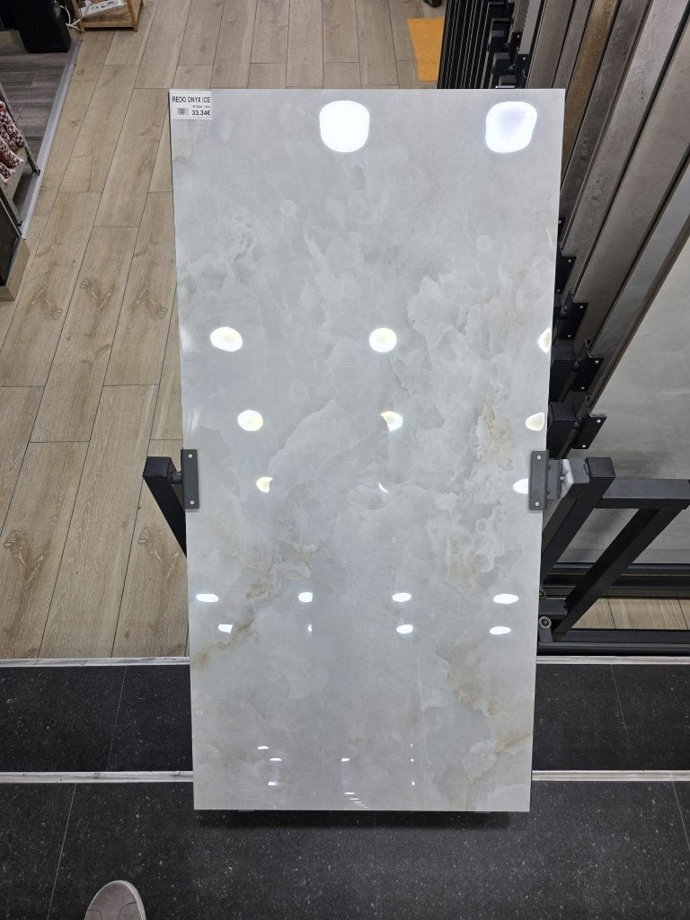 Carrelage 60x120 poli effet Onyx Ice – Neuf, Collections, Collections Autre, Neuf, Enlèvement