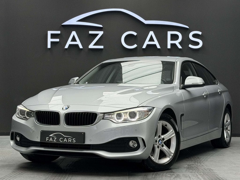 BMW 4 Serie 420 dXA Gran Coupé * CUIR + CAMÉRA + GPS + GAR, Autos, Cuir, Argent ou Gris, Achat, Entreprise