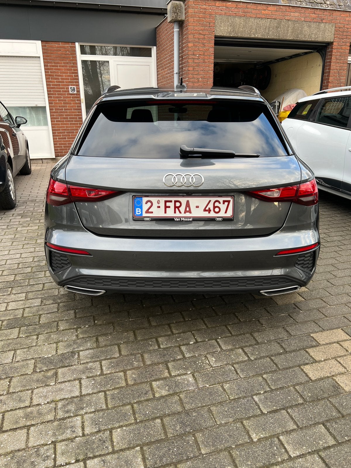 Audi A3 sportback 30 TDI S line tronic, Auto's, Automaat, Grijs, Particulier, Achteruitrijcamera