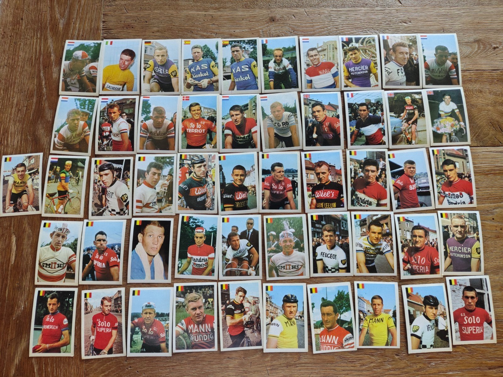 lot van 51 Maple leaf prentjes o.a Eddy Merckx, Rik van looy, Verzamelen, Ophalen of Verzenden
