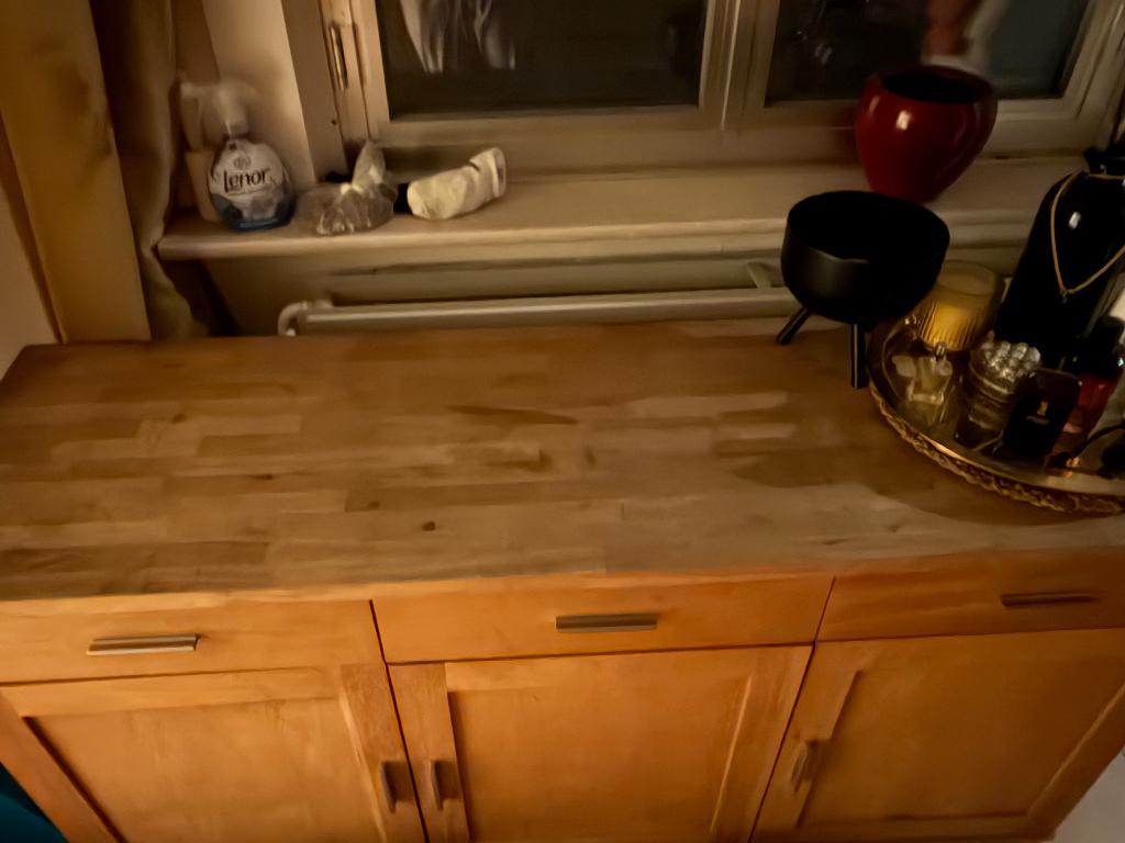Dressoir, Teck, 25 à 50 cm, Avec tablette(s), Enlèvement