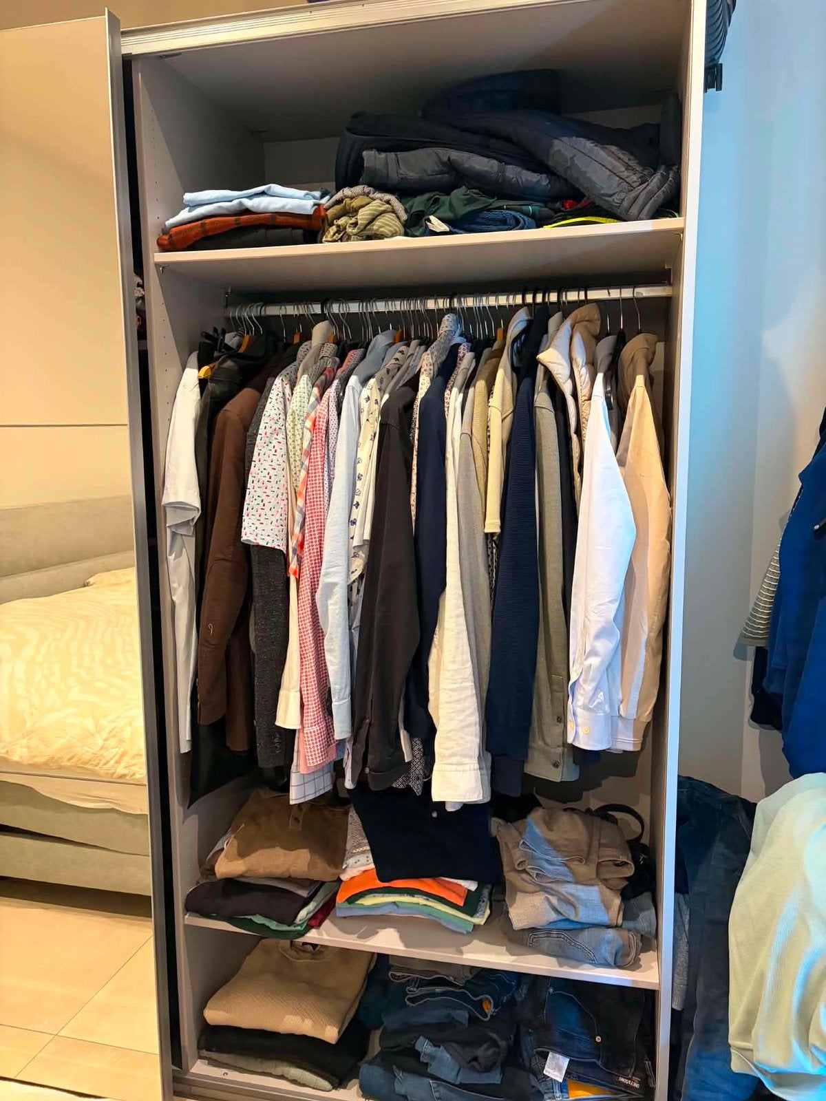 Te koop, kleerkast. Zo goed als nieuw., Enlèvement, Comme neuf