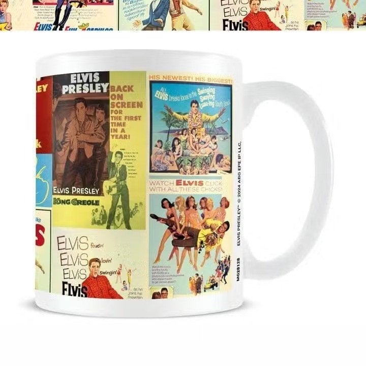 Elvis Presley White Pod - Mok officiële merchandise, Verzamelen, Ophalen of Verzenden, Nieuw