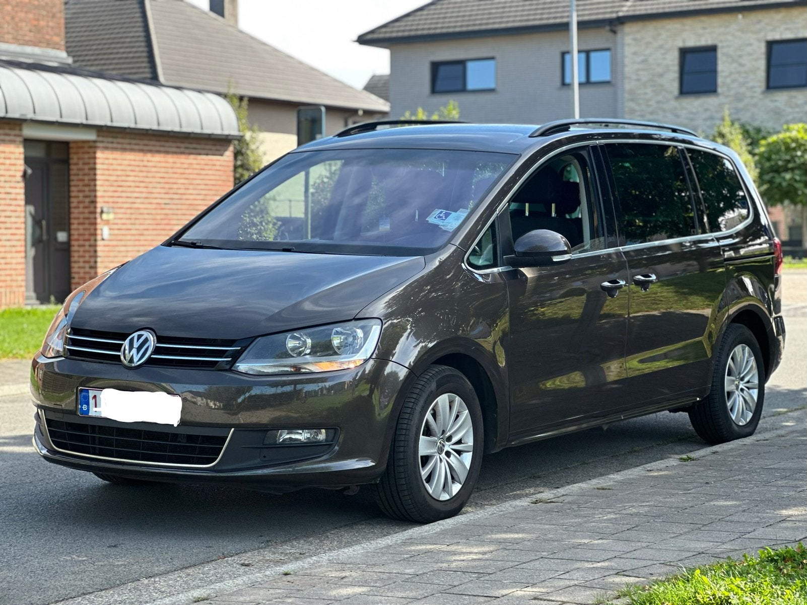 VW ShARAN 2.0 TDI - 7 PL - 2016 - GPS - DSG - 110 PK !, Achat, 7 places, 1968 cm³, Entretenue par le concessionnaire