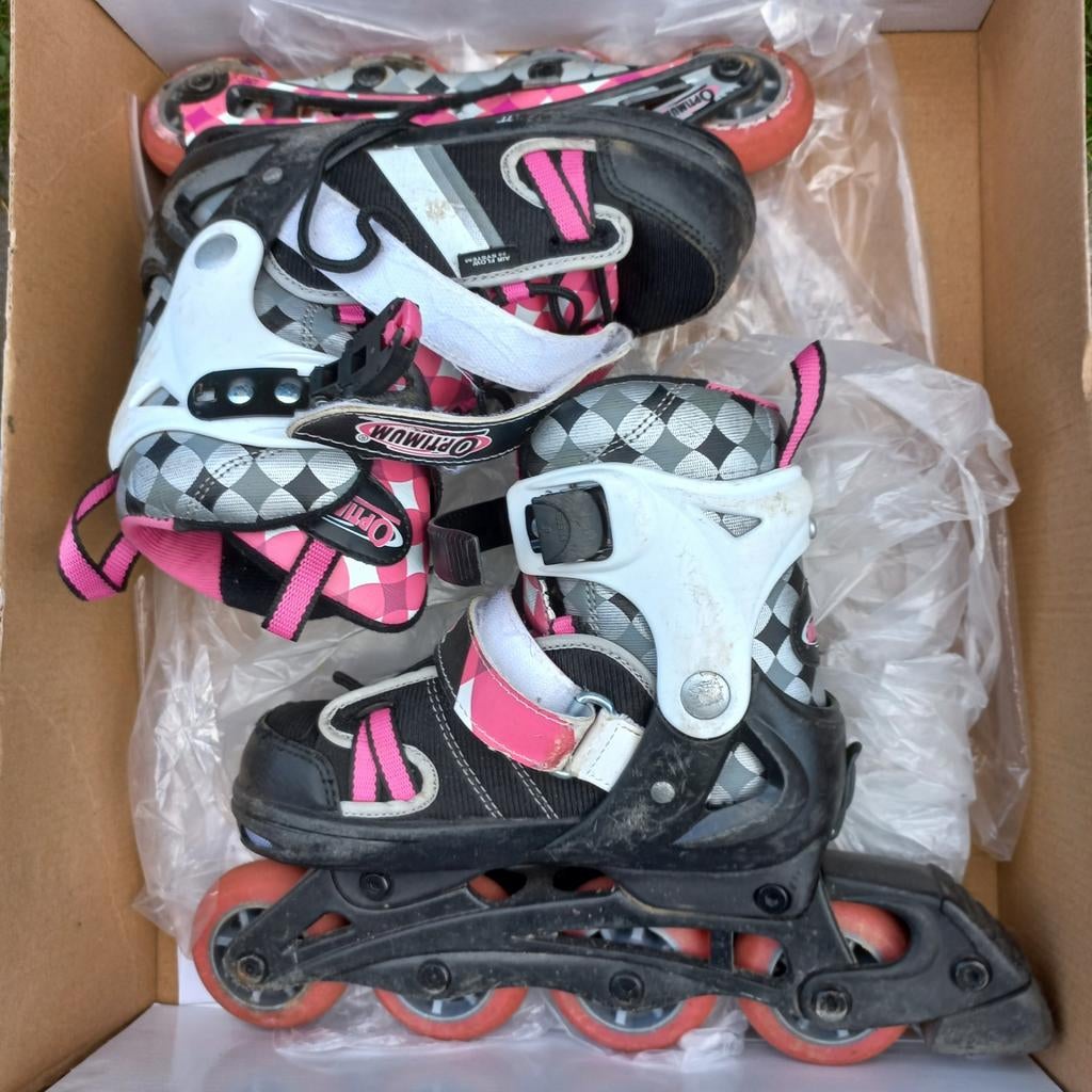 Inline skates kind maat 33 - 36, Sport en Fitness, Kinderen, Inline skates 4 wielen, Ophalen, Overige merken
