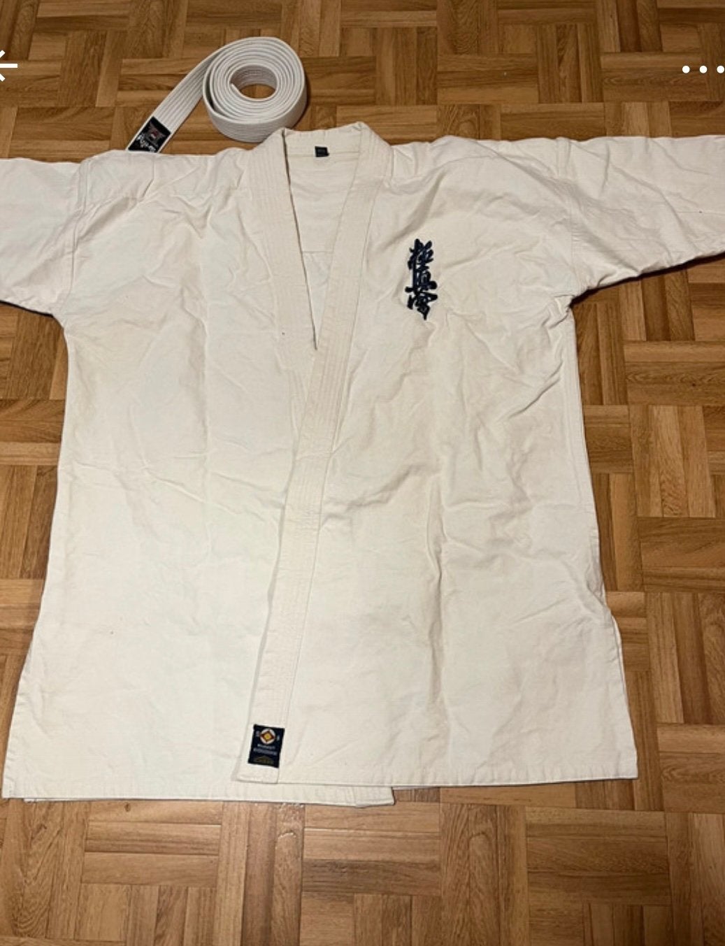 Kimono Karaté Kyokushinkai ICHIBAN, Sport en Fitness, Vechtsporten en Zelfverdediging, Ophalen, Maat XL, Zo goed als nieuw, Vechtsportmaterialen