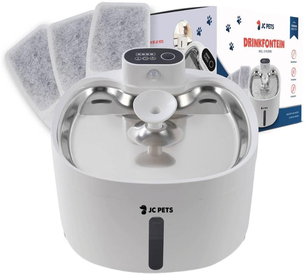 JC Pets waterfontein voor katten en kleine honden, Animaux & Accessoires, Nourriture & Abreuvoirs pour chats, Comme neuf, Envoi