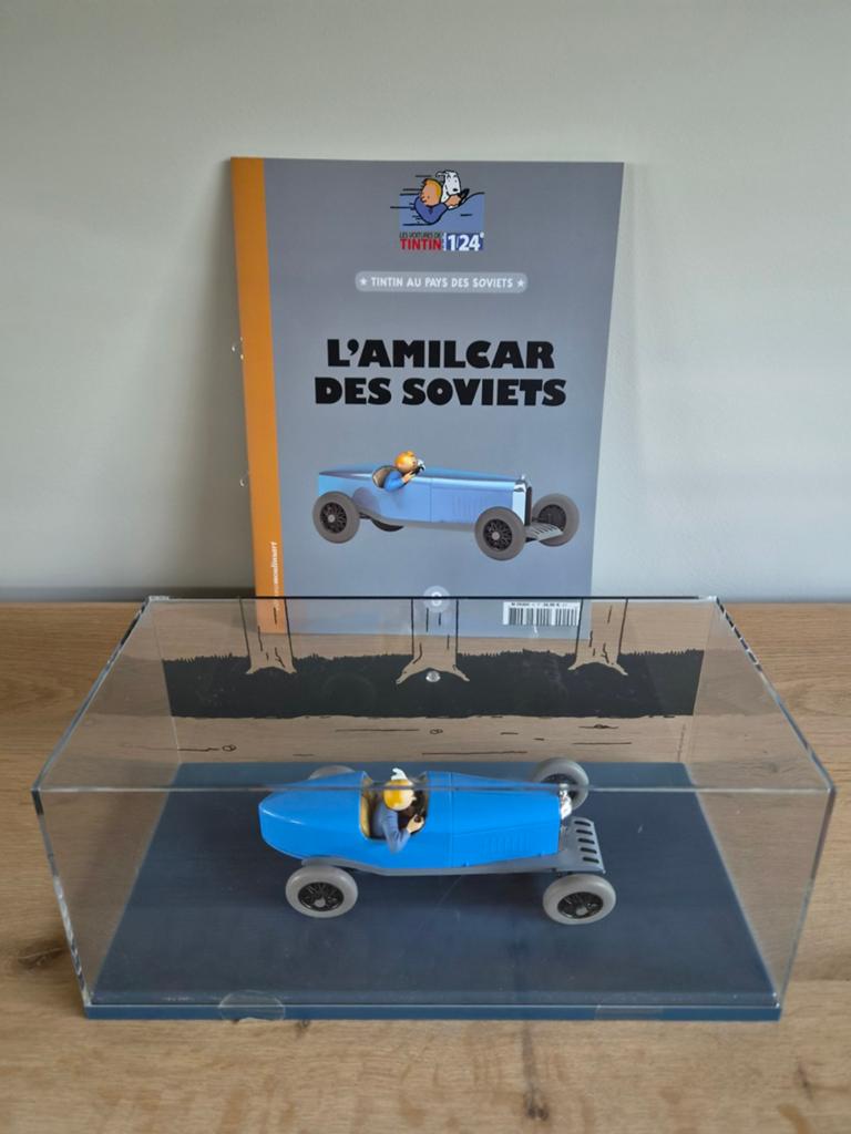 Voiture Tintin n9 à l'échelle 1:24 de Tintin au pays des S, Enlèvement ou Envoi, Tintin