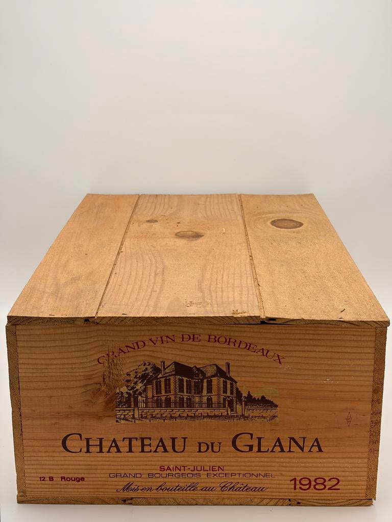 Château Du Glana 1982 – OWC 12 flessen, Collections, Vins, Enlèvement, Comme neuf