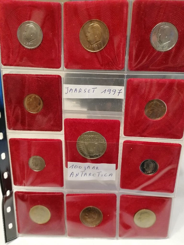 jaarset 1997 munten, Timbres & Monnaies, Enlèvement