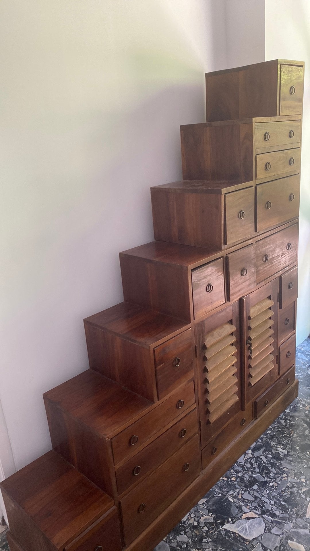 Meuble en bois exotique, 25 à 50 cm, 150 à 200 cm, Utilisé, 150 à 200 cm