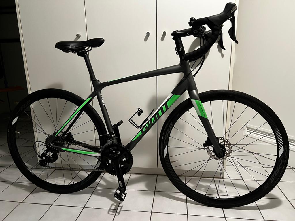 Koersfiets Giant Contend SL Disc, Ophalen, Zo goed als nieuw, Dames, Giant