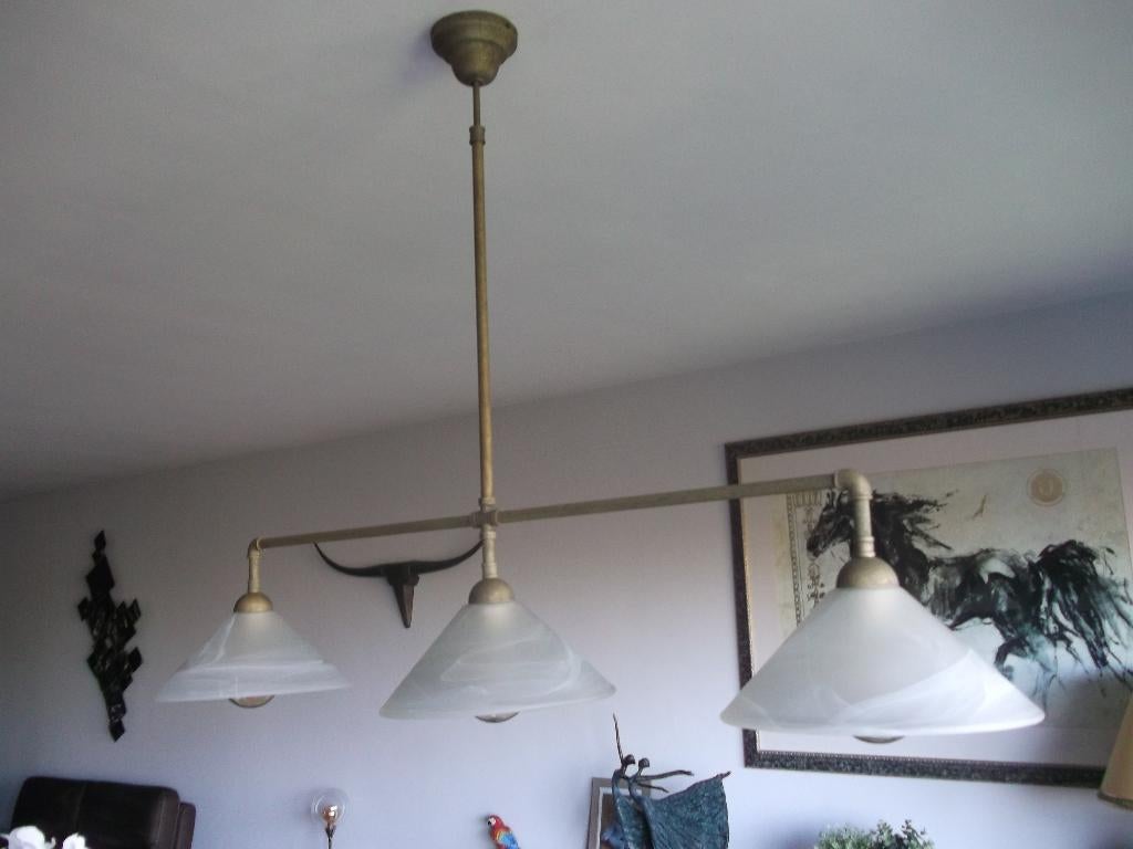 LUMINAIRE, Maison & Meubles, Lampes | Suspensions, Enlèvement, Comme neuf, Métal, Ancien