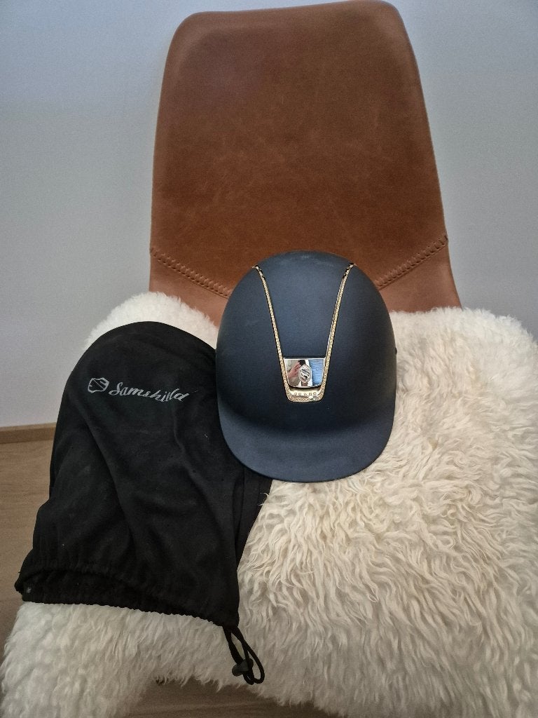 Tok paardrijden samshield, Dieren en Toebehoren, Ophalen, Blauw, Gebruikt, Dressuur