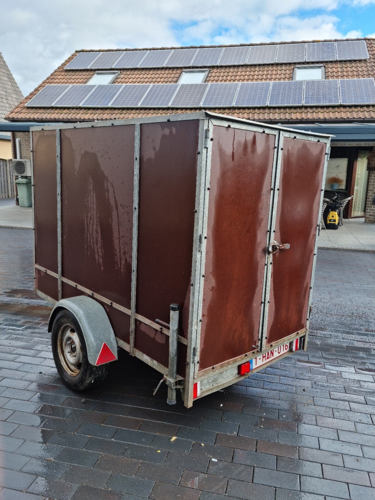 Geslote aanhangwagen, Autos : Divers, Remorques, Enlèvement, Utilisé