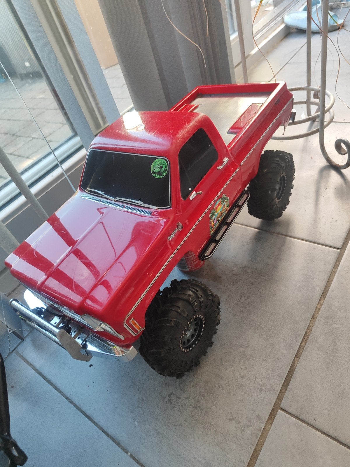 traxxas trx4 crawler, Enlèvement