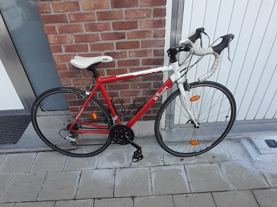 Koersfiets bTwin, Ophalen, Gebruikt