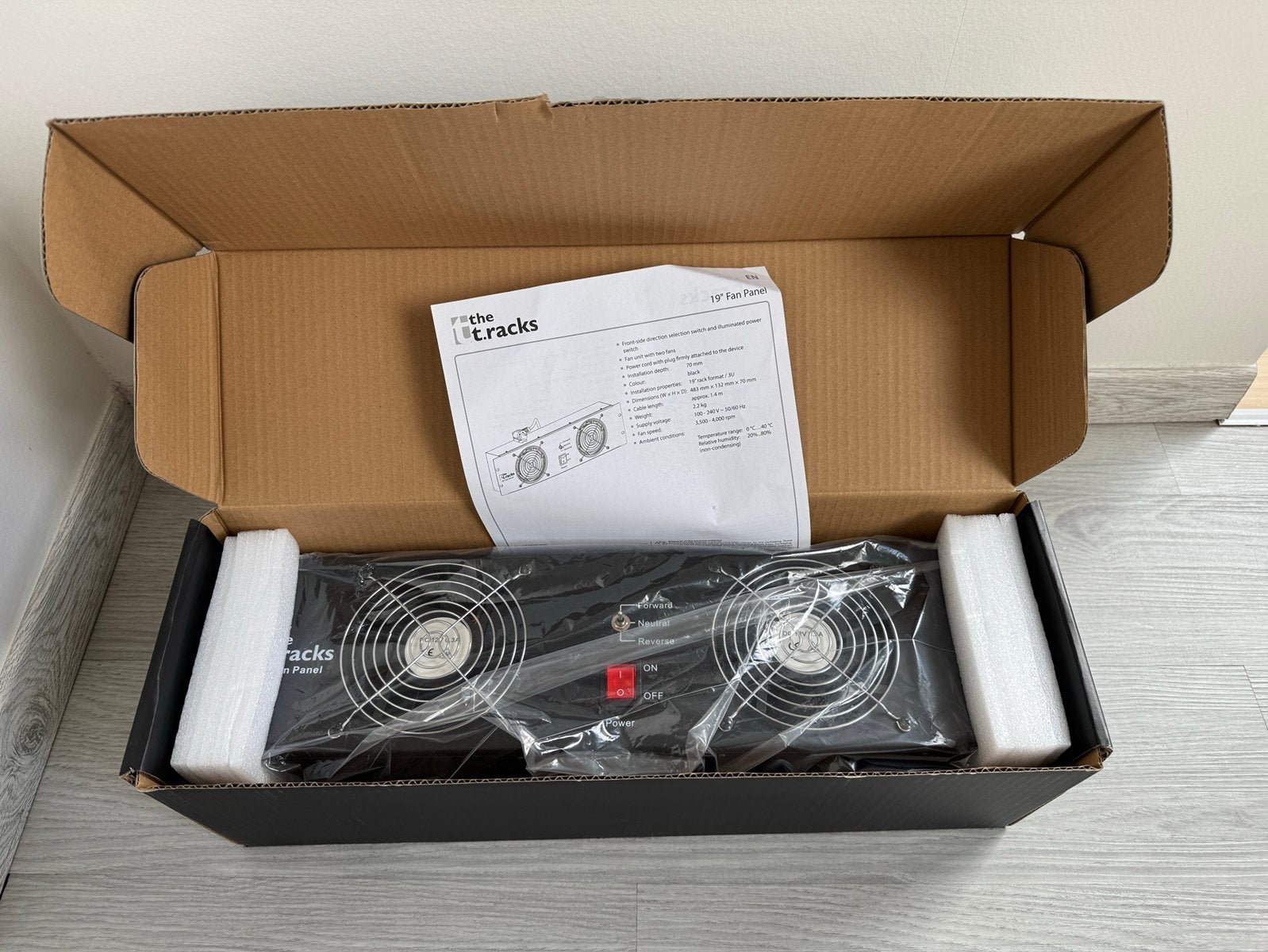 19” Rack Fan Panel - NIEUW, Ophalen of Verzenden, Nieuw, Overige typen