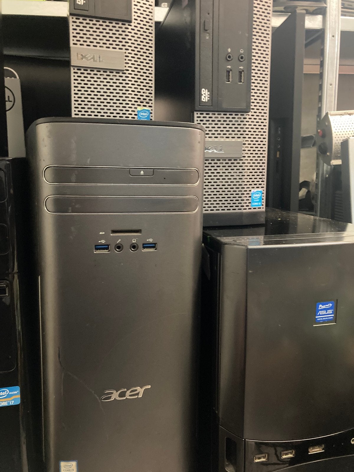 Lot 10 x werkende pc’s, Computers en Software, Ophalen, Gebruikt
