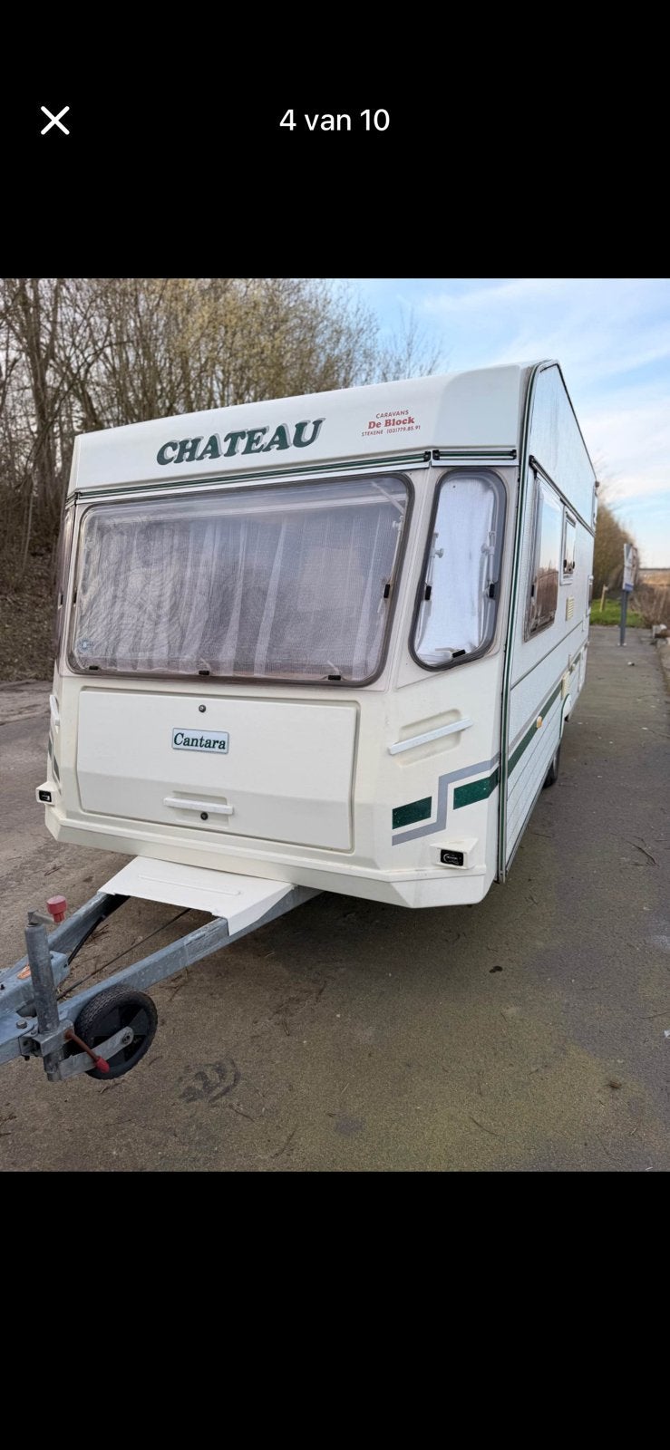 Caravan chateau met 5 slaapplaatsen uit 97, Caravans en Kamperen, Caravans, Particulier, Chateau