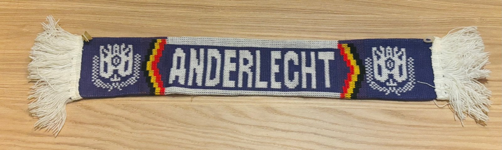 RSC Anderlecht autosjaaltje, Verzamelen, Ophalen of Verzenden, Gebruikt, Vaantje of Sjaal