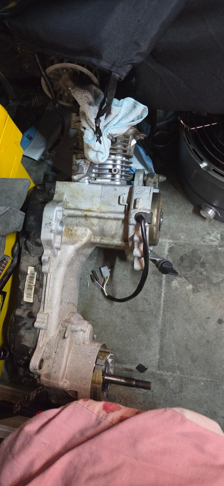 motorblok gy6 49cc  agm, neco, beelini, gts, ksr