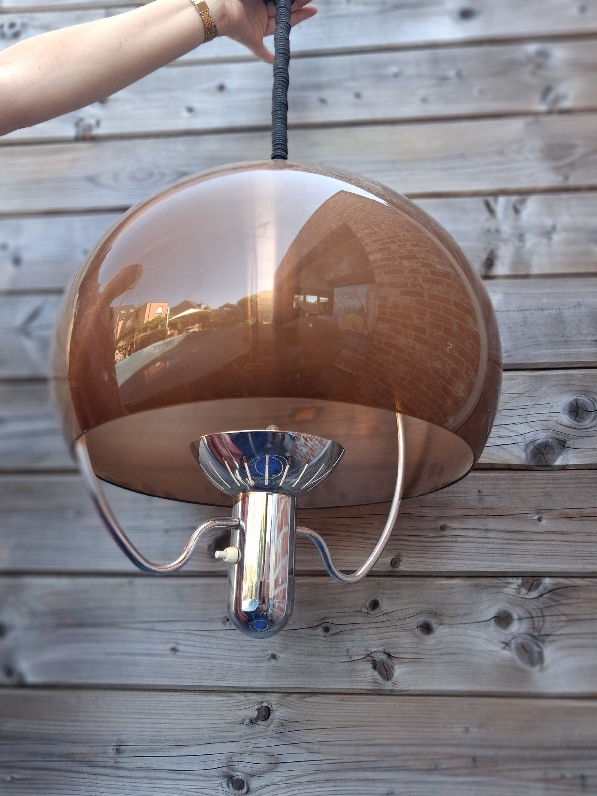vintage Space Age "Mushroom" hanglamp, Huis en Inrichting, Ophalen