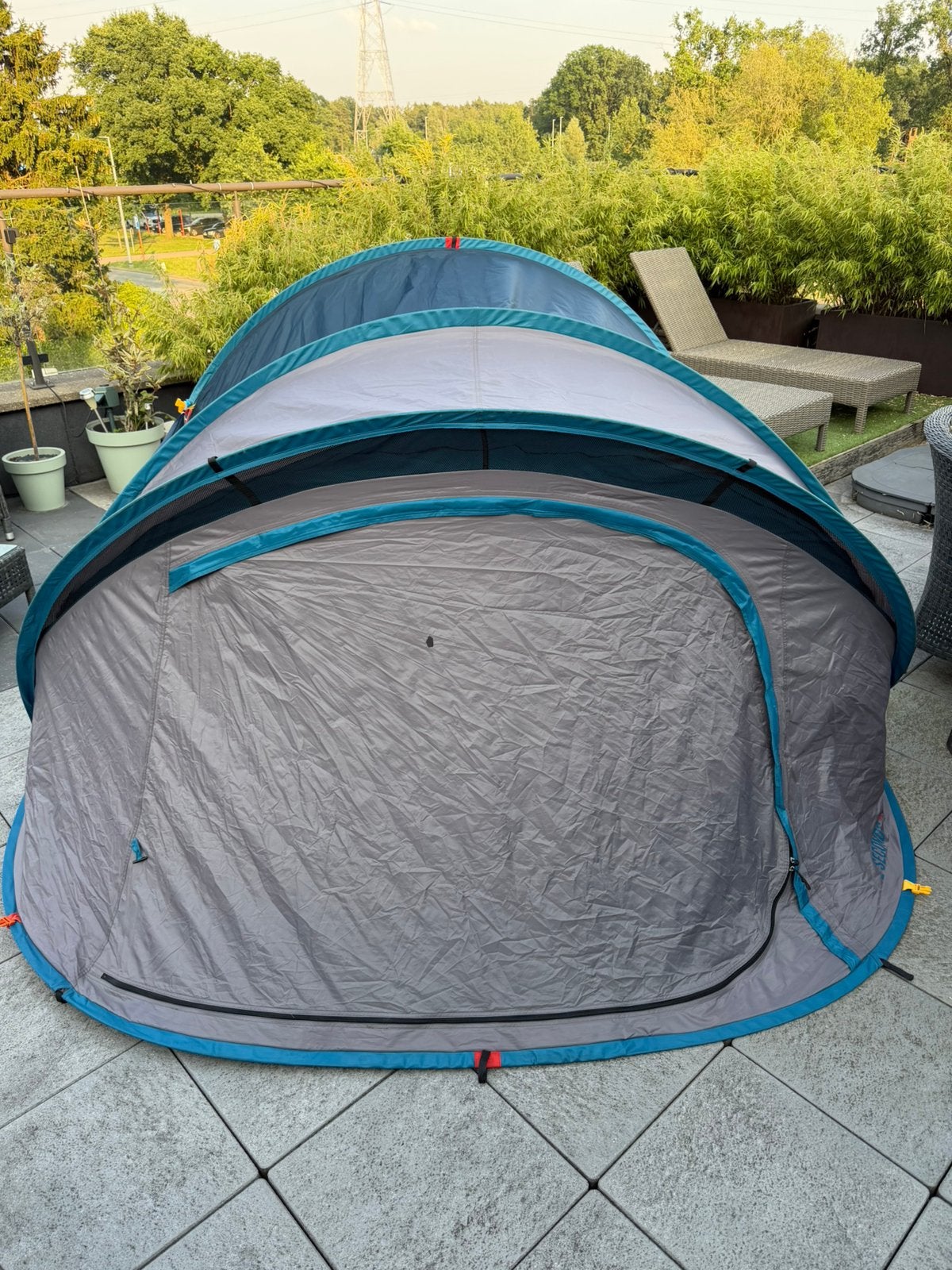 Tente escamotable, Caravanes & Camping, Tentes, jusqu'à 3, Comme neuf, Enlèvement