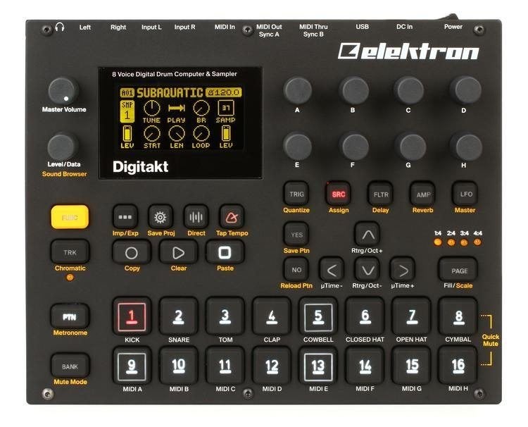 Elektron Digitakt inclusief Decksaver, Ophalen of Verzenden, Zo goed als nieuw