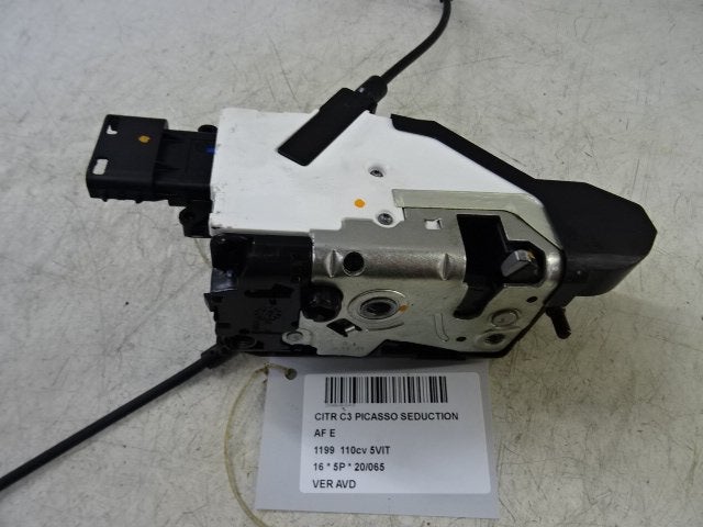 SERRURE DE PORTE AVANT DROITE C3 Picasso (SH) (24097816), Utilisé, Avant, Citroën