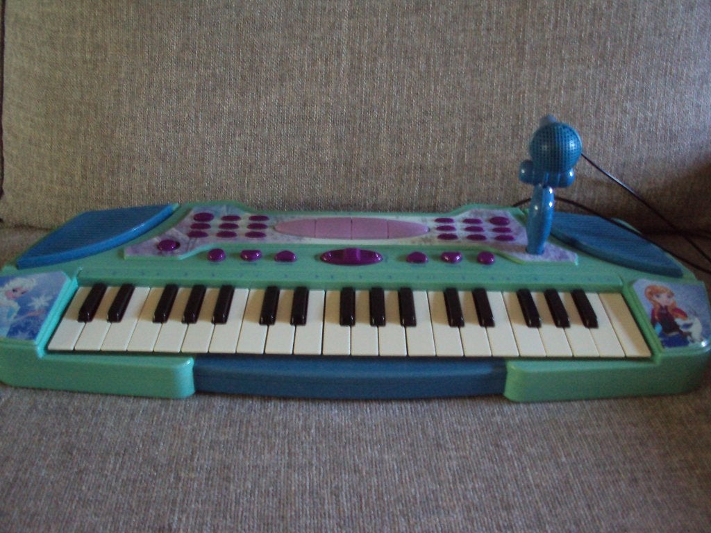 Frozen Elektronisch Keyboard met microfoon en lichteffecten, Muziek en Instrumenten, Ophalen of Verzenden