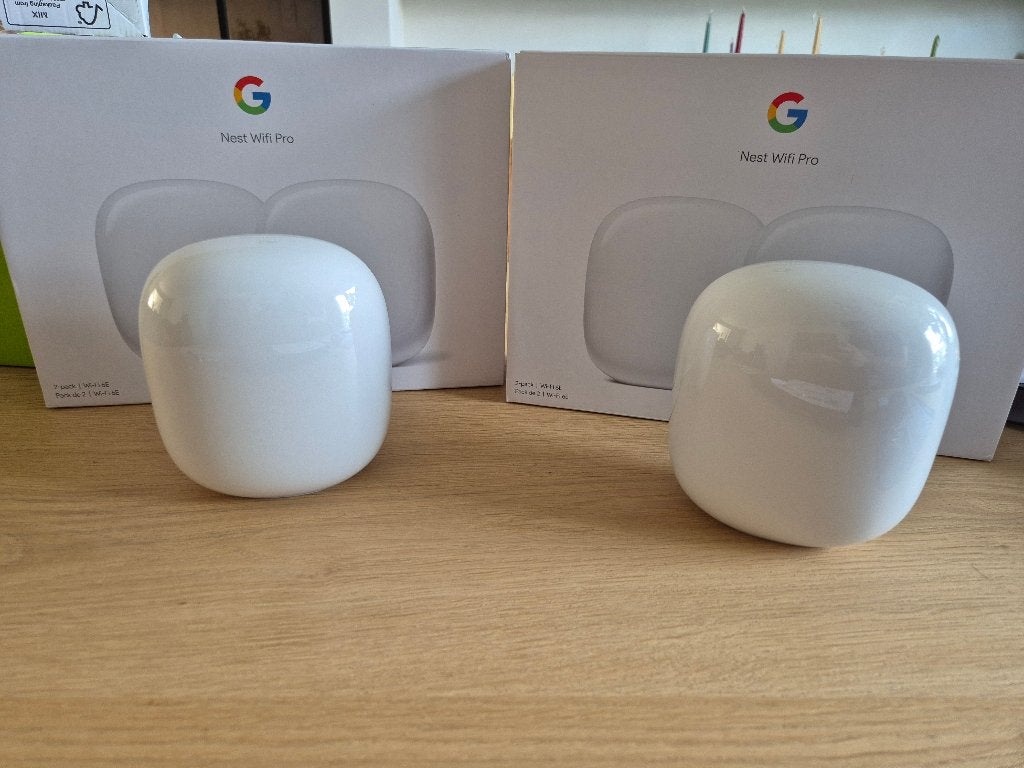 Google Nest Wifi Pro 6E - Mesh Wifi - 2-pack (2x), Computers en Software, WiFi-versterkers, Ophalen of Verzenden, Nieuw, Google