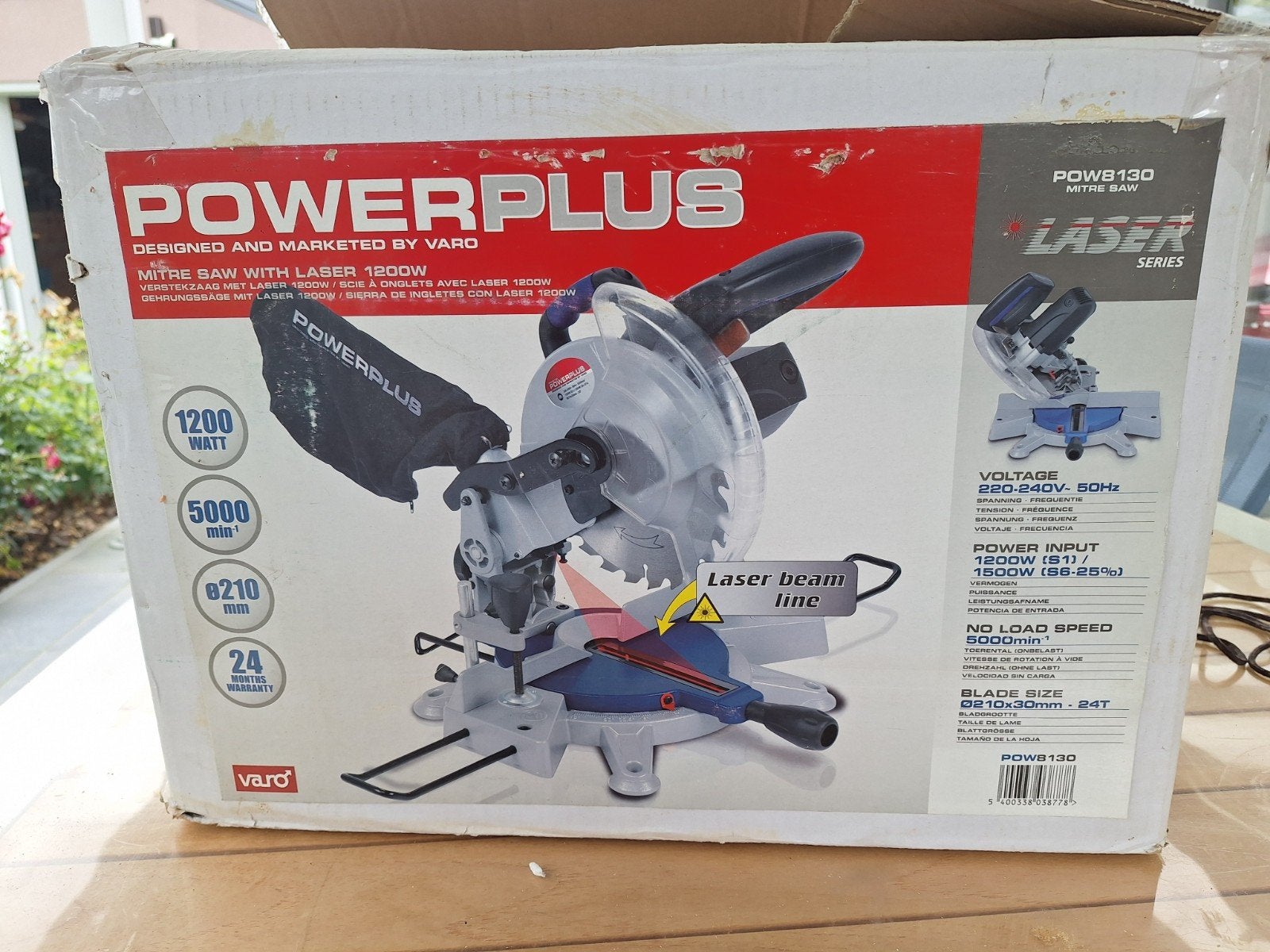 Afkortzaag Powerplus, Bricolage & Construction, Outillage | Scies mécaniques, Enlèvement, Scie à onglet