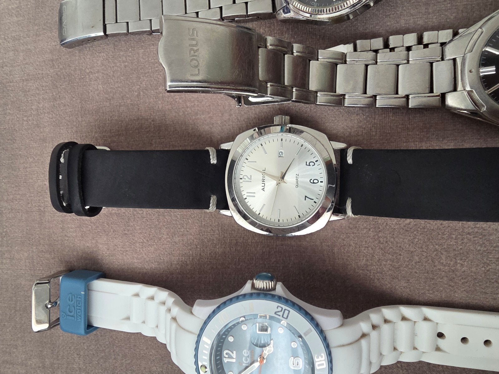 Leuke set van 5 verschillende horloges ICE - CASIO Etc, Ophalen of Verzenden