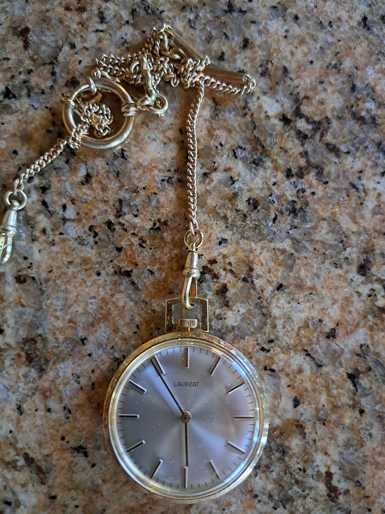 montre de poche, Autres marques, Avec chaîne, Autres matériaux, Montre de poche