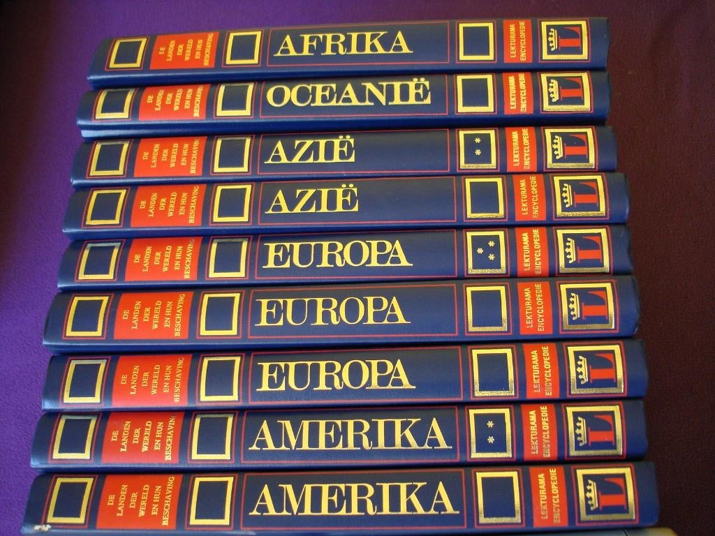 Prachtige Encyclopedie De Landen Der Wereld & Hun Beschaving, Boeken, Ophalen, Complete serie, Algemeen, Uitgeverij Lekturama