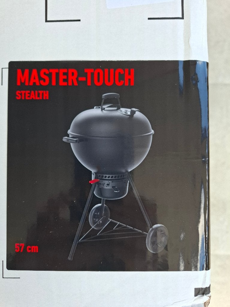 weber master-touch stealth bbq, Tuin en Terras, Houtskoolbarbecues, Ophalen, Nieuw, Weber