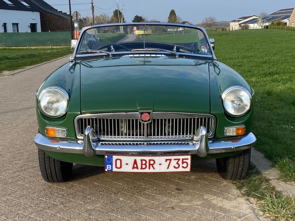 MGB Cabriolet uit 1966, Auto's, Achterwielaandrijving, Zwart, Cabriolet, Handgeschakeld