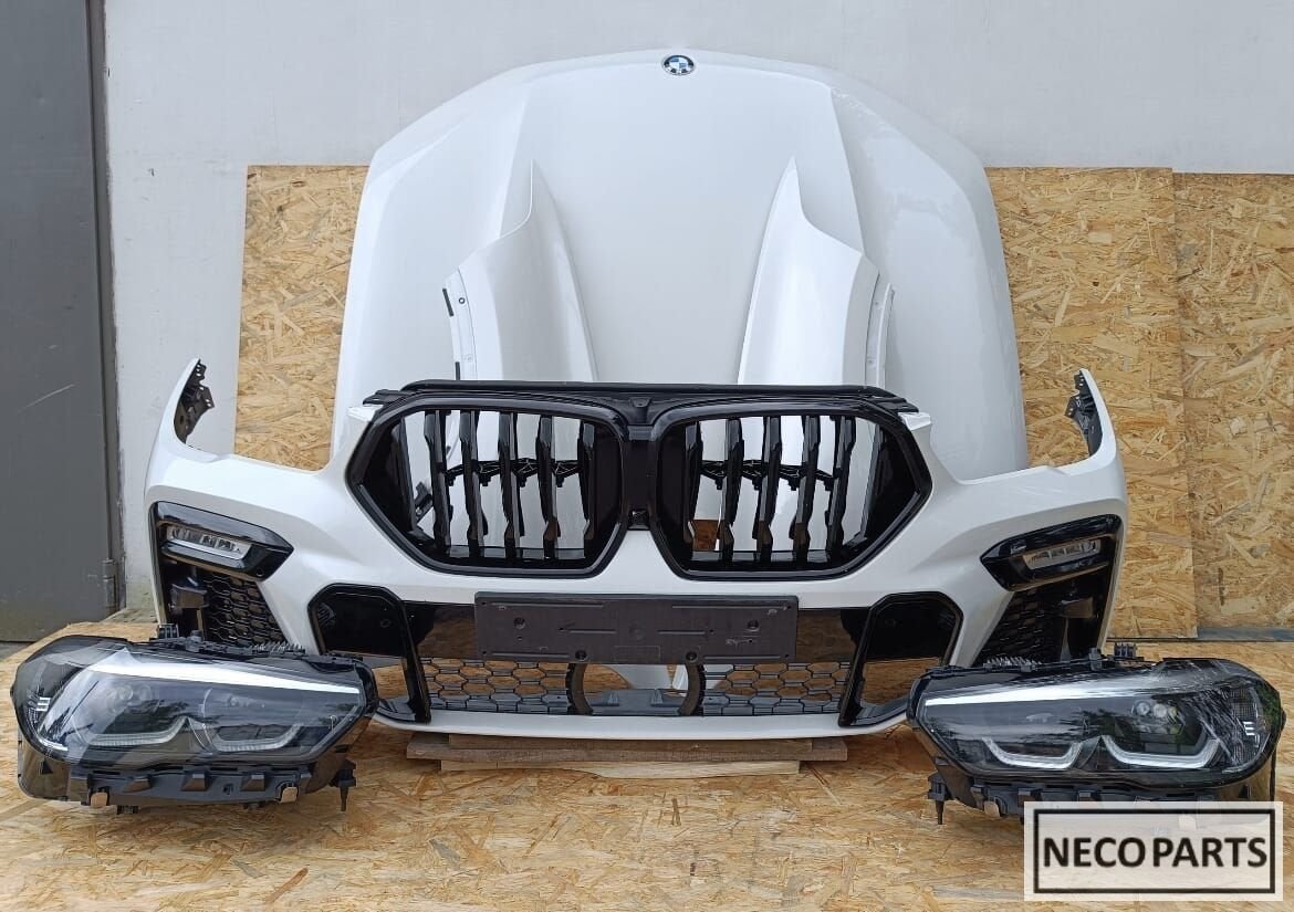 BMW X6 G06 FULL LED COMPLEET VOORKOP BUMPER KOPLAMP O.A!!, Arrière, -, Haillon arrière, Utilisé