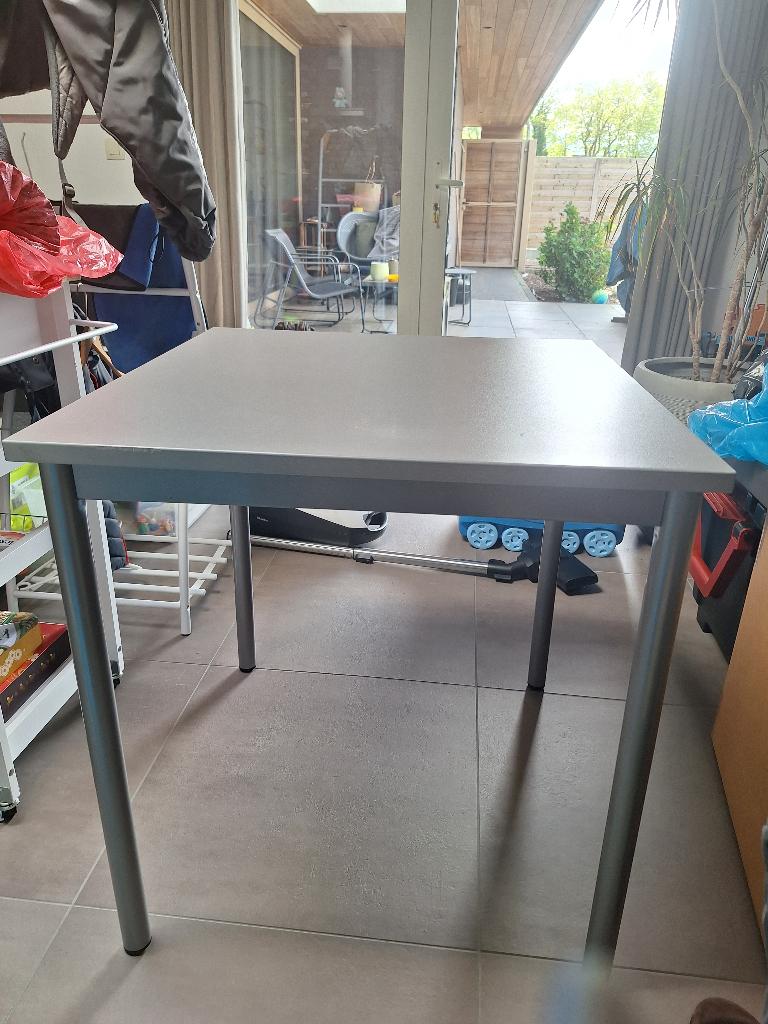Kleine eettafel, Huis en Inrichting, Ophalen, Gebruikt, 50 tot 100 cm, Vierkant