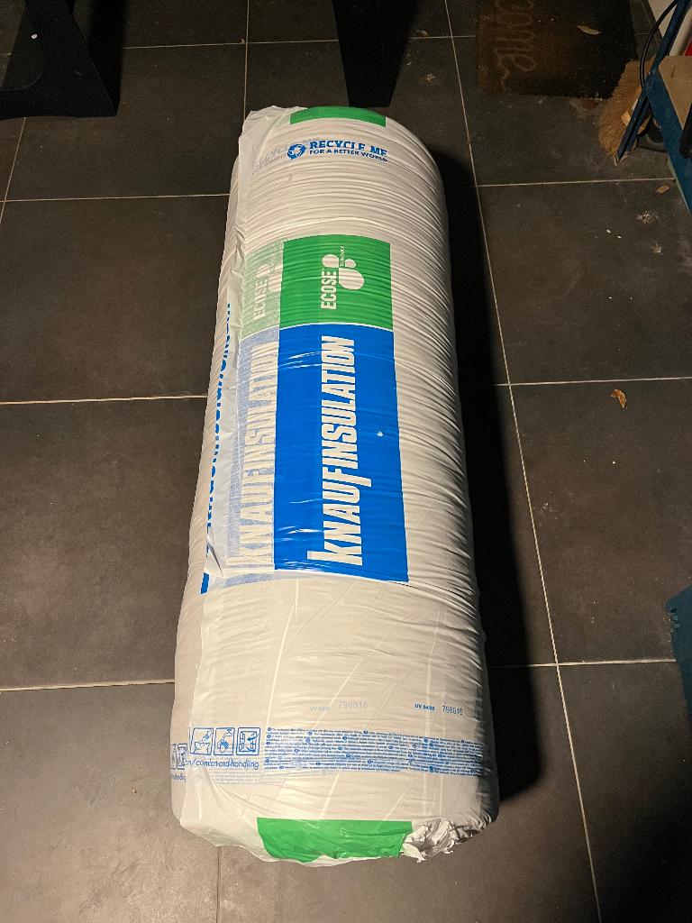 Knauf glaswol Multifit 035 120 mm dik, Doe-het-zelf en Bouw, Isolatie en Afdichting, Ophalen, 12 cm of meer, Nieuw, 5 tot 10 m²